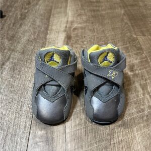 Air Jordan 2C Retro Toddlers TD Cool Grey/Volt-Electric Yellow